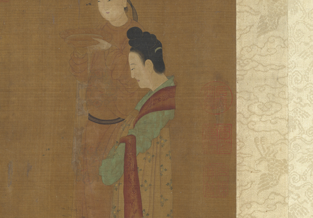 Women of the House Playing Double Sixes-China Archive